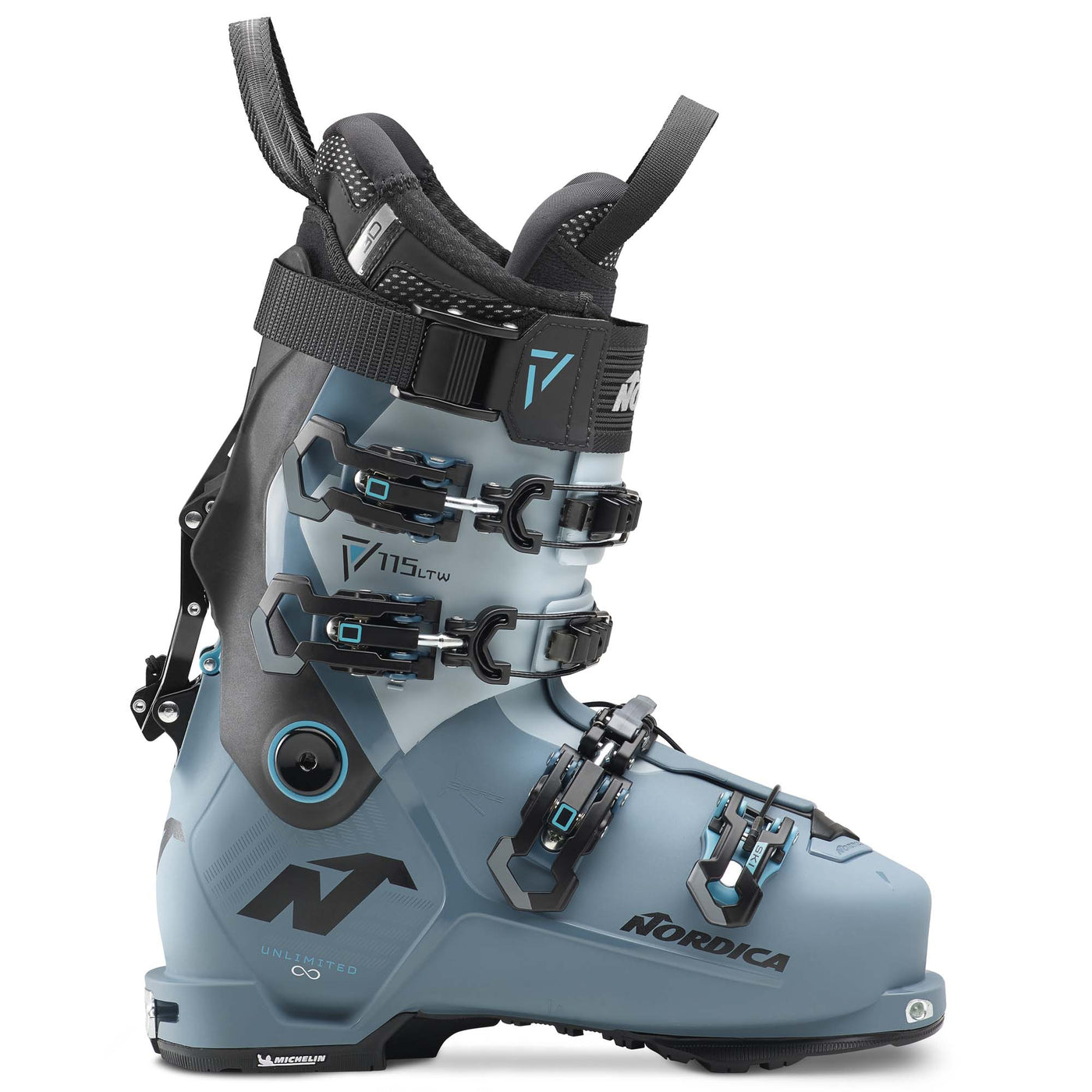 Nordica Women's Unlimited LT 115 DYN Ski Boot 2024 BLACK