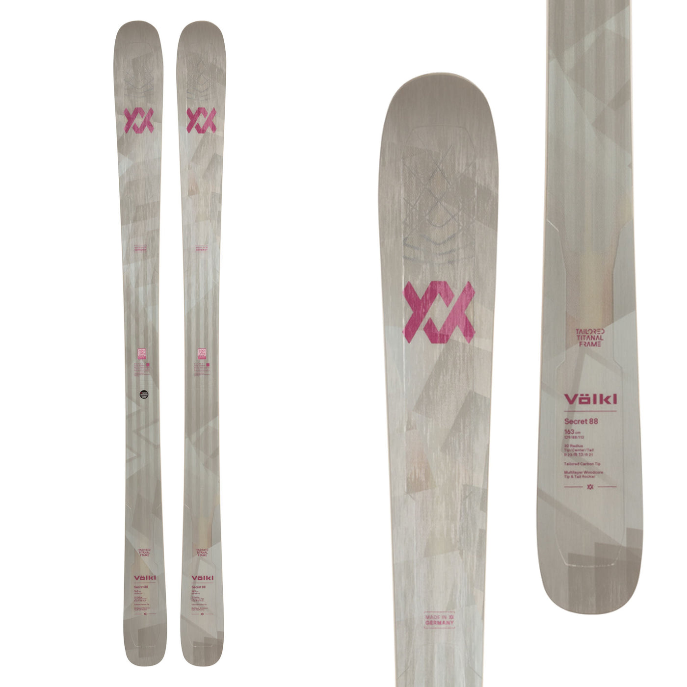 Volkl Women's Secret 88 Skis 2025 149