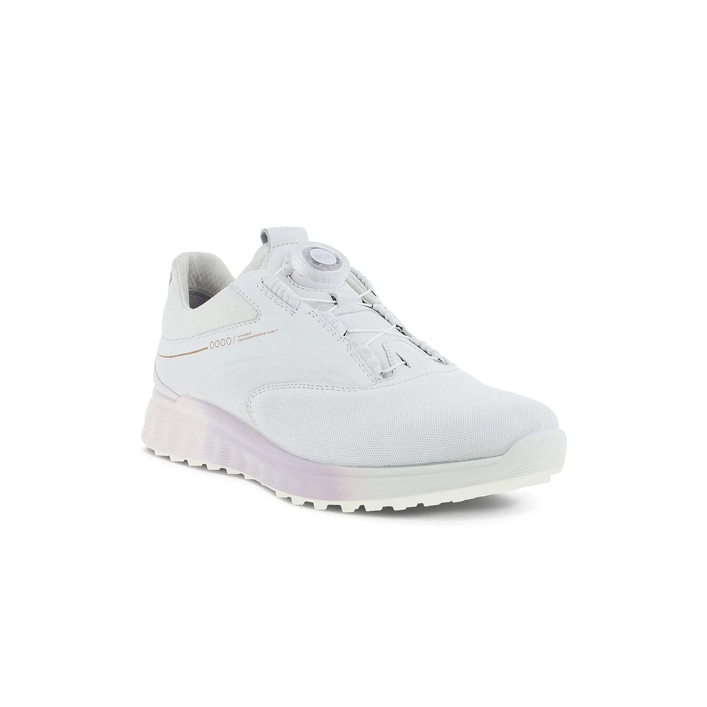 Ecco Women's Golf S-Three BOA® Shoe 2023 WHITE