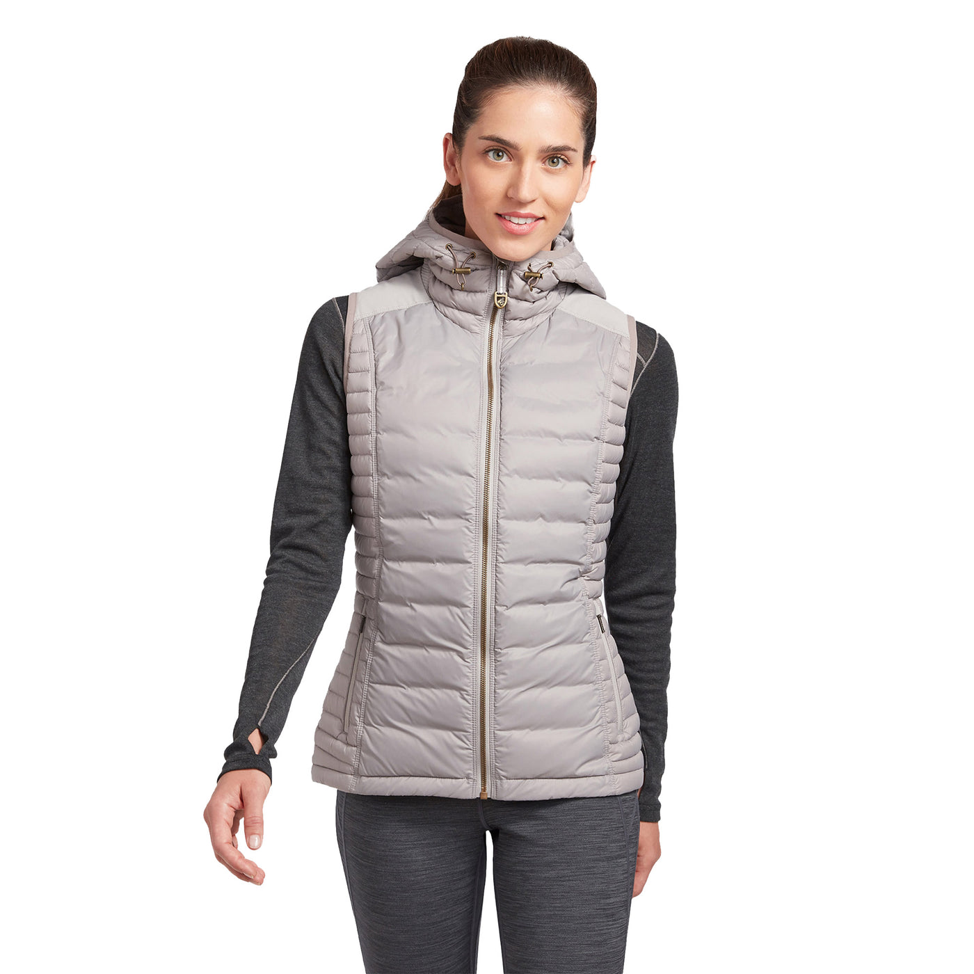 KUHL Women's Spyfire® Hooded Vest 2024 QUARTZ