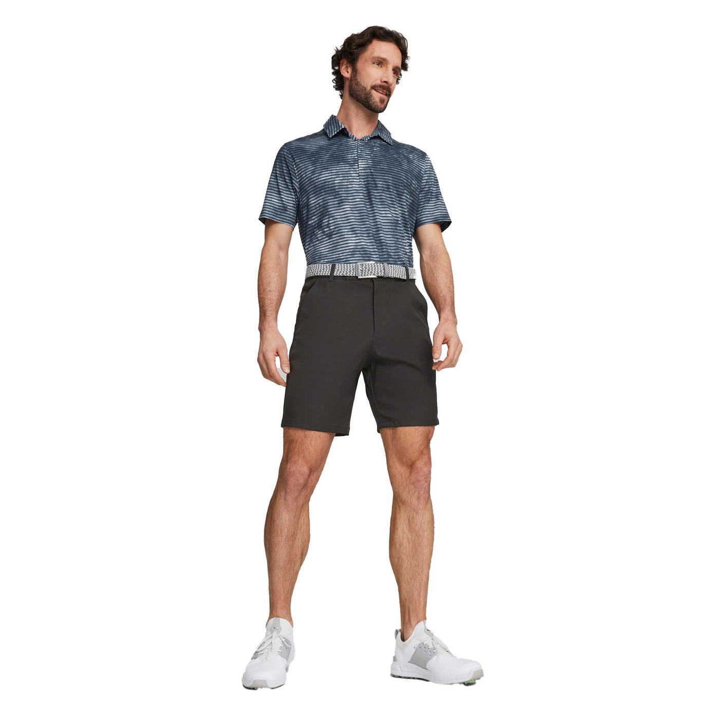 PUMA PUMA MEN'S CLOUDSPUN DYE STRIPE POLO 