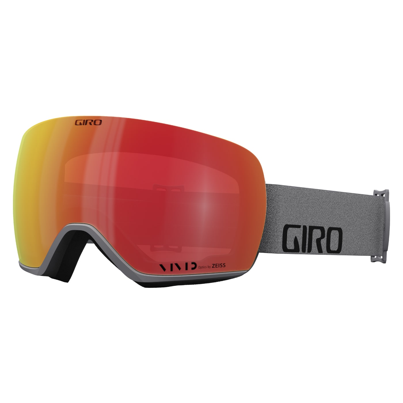 Giro Men's Article Goggles with Bonus VIVID Lens 2025 GREY WORDMARK/VIVID EMBER