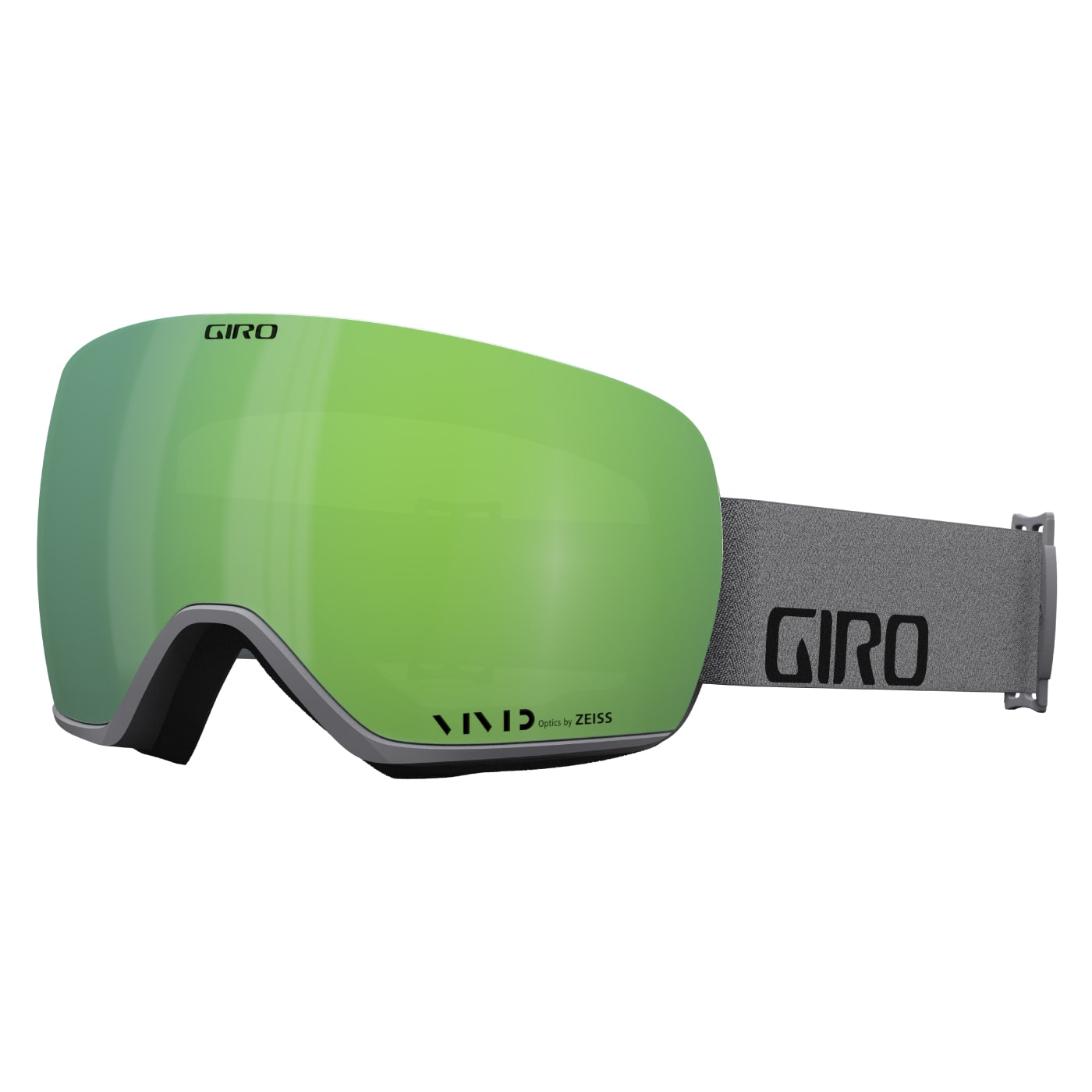 Giro Men's Article Goggles with Bonus VIVID Lens 2025 GREY WORDMARK/VIVID EMERALD