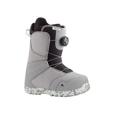 Burton Junior's Zipline BOA® Snowboard Boots 2024 GRAY/NEO-MINT