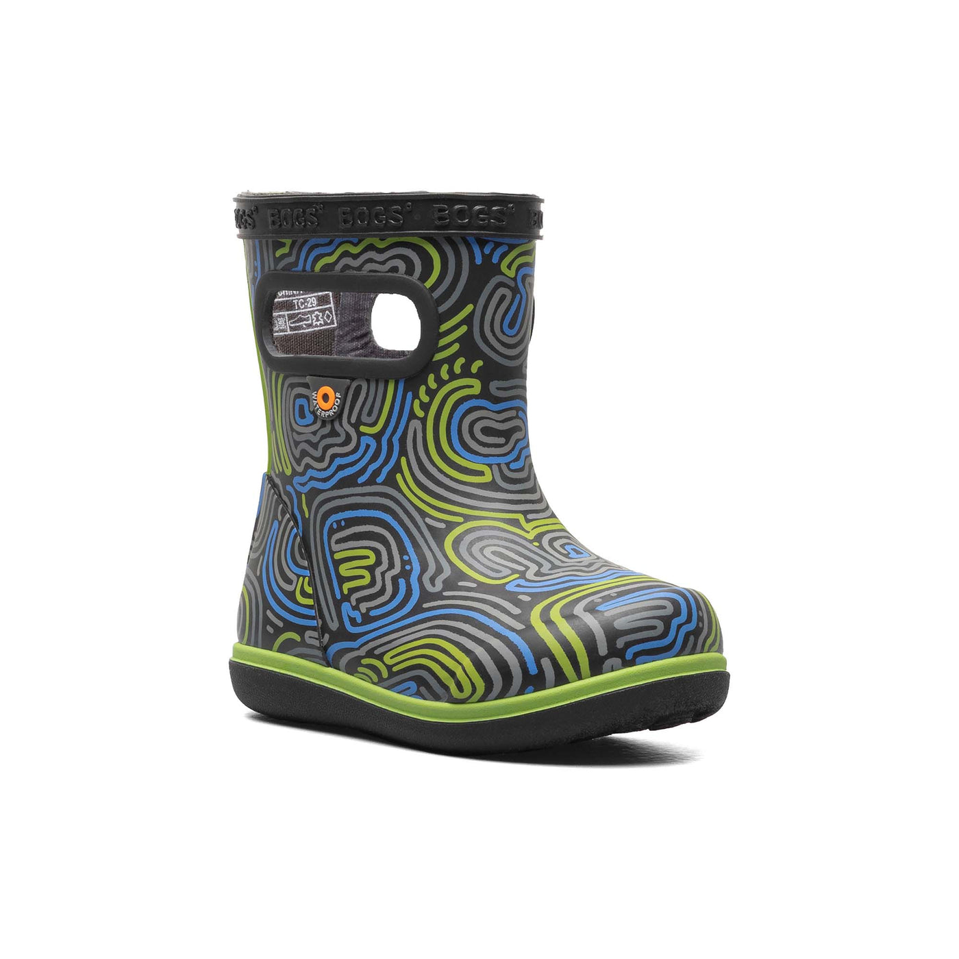 Bogs Kid's Skipper II Cloud Geo 2023 BLACK MULTI