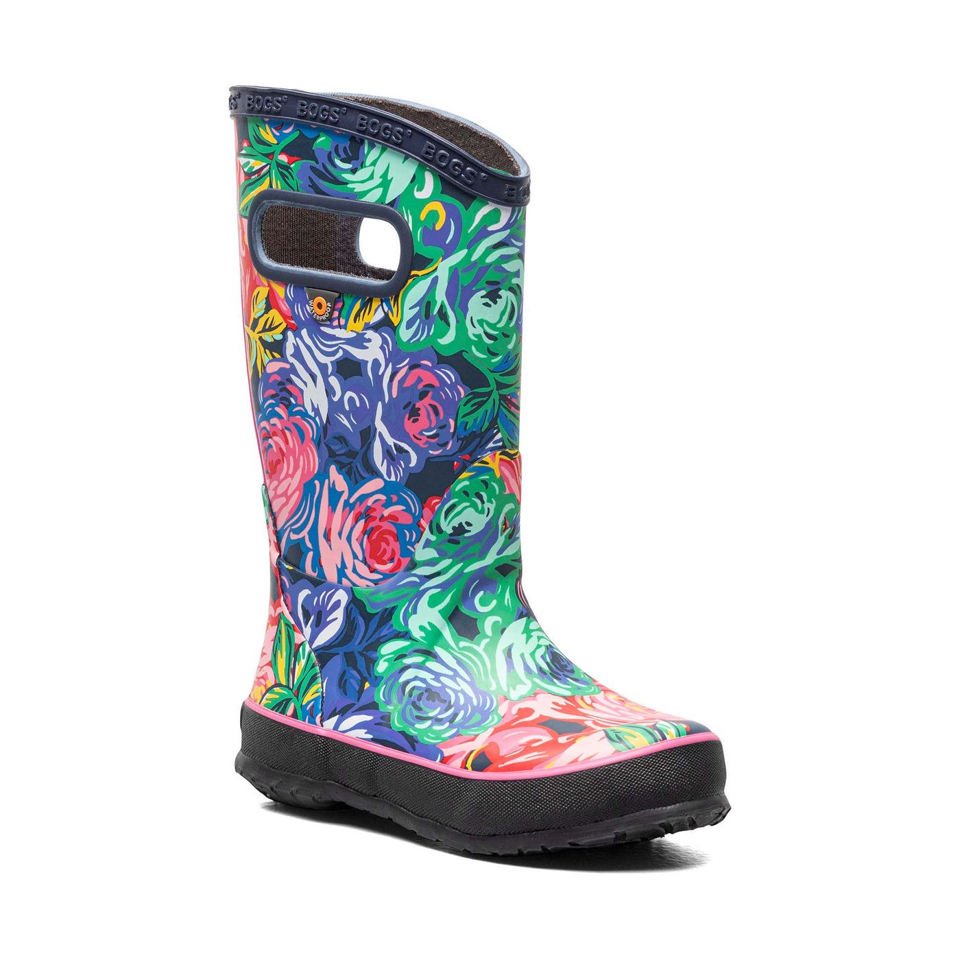 Bogs Kid's Rainboot Rose Garden 2023 ROSE MULTI