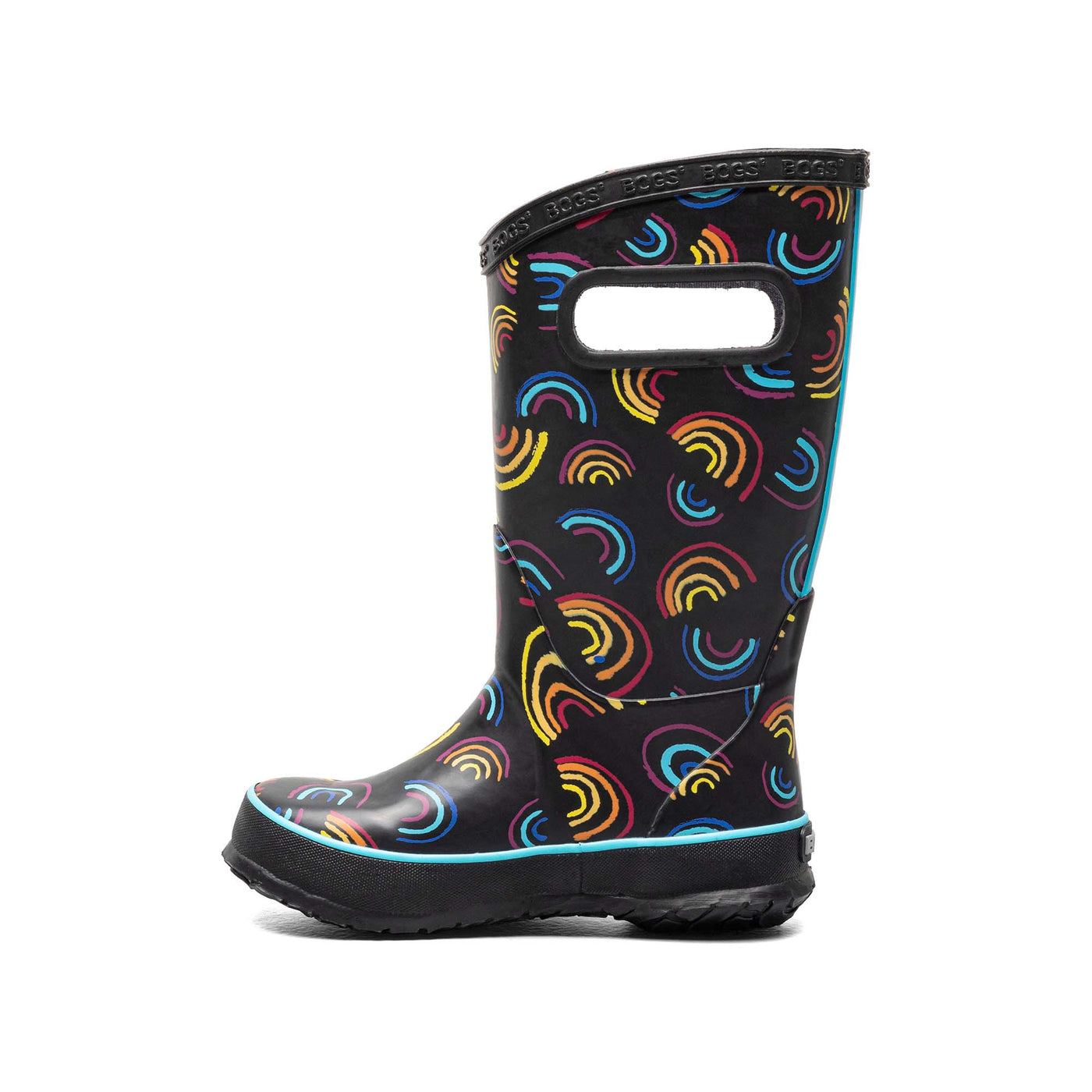 Bogs Kid's Rainboot Wild Rainbows 2023 