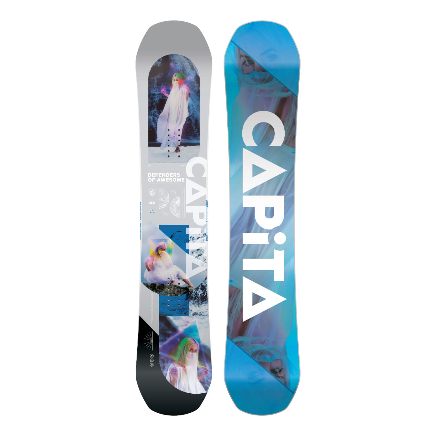 Capita Men's Defenders of Awesome Snowboard 2023 163W