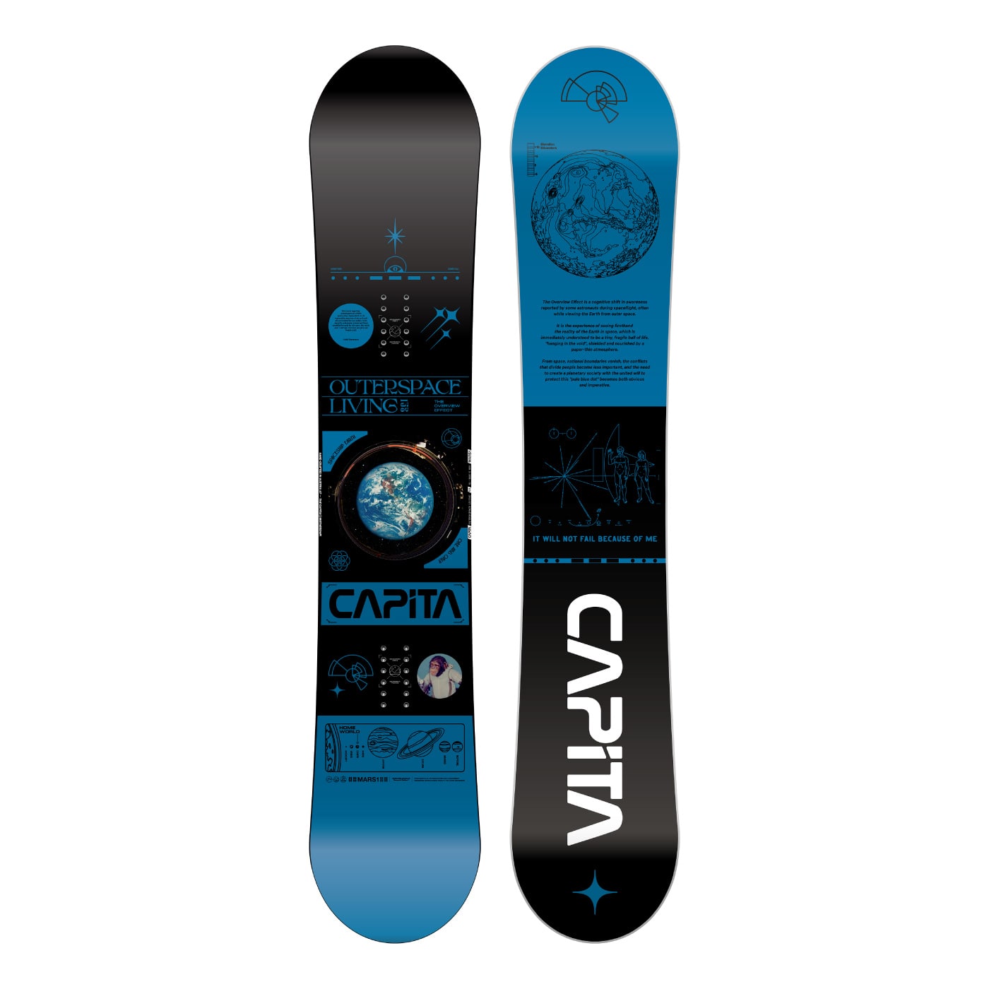 Capita Men's Outerspace Living Snowboard 2023 158