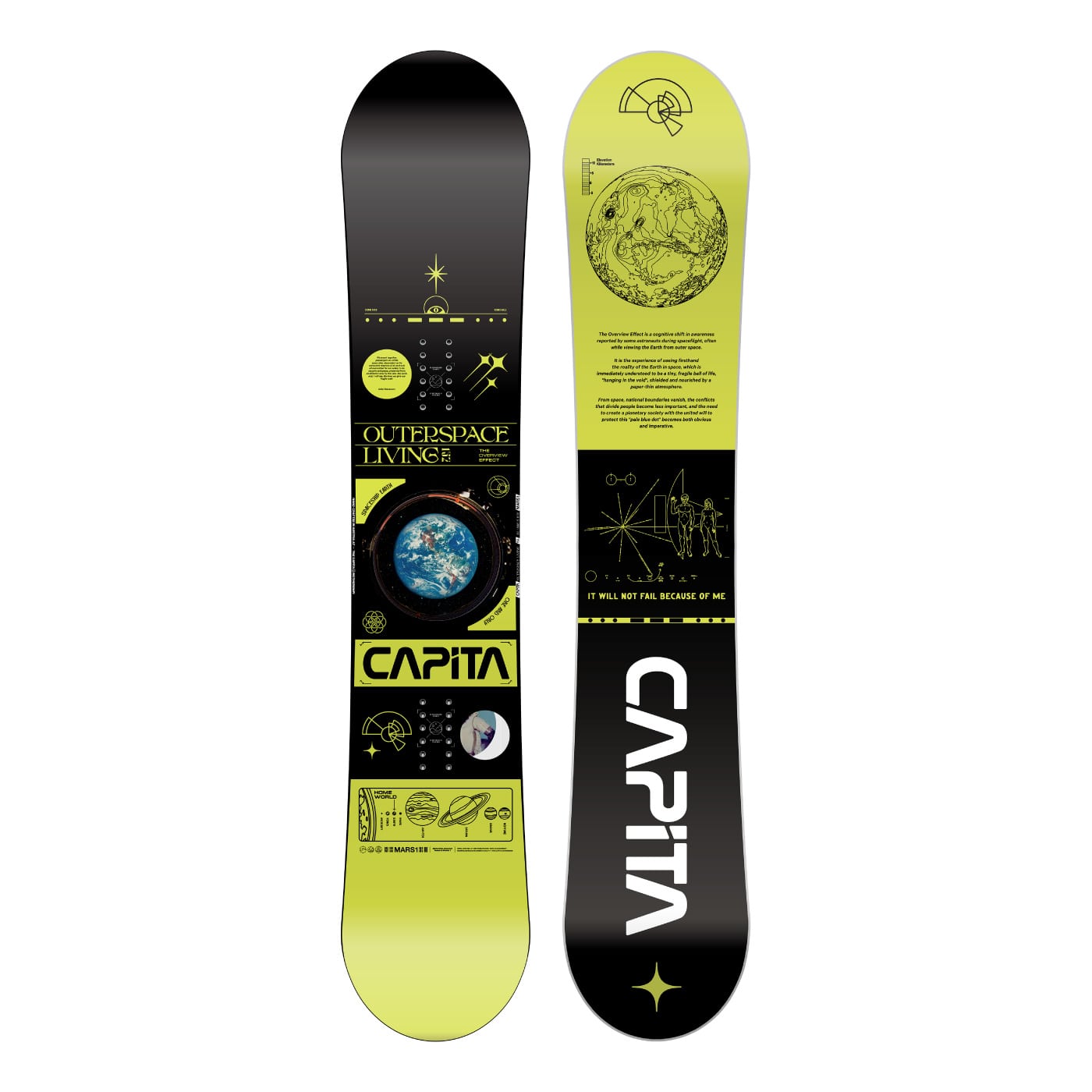 Capita Men's Outerspace Living Snowboard 2023 152