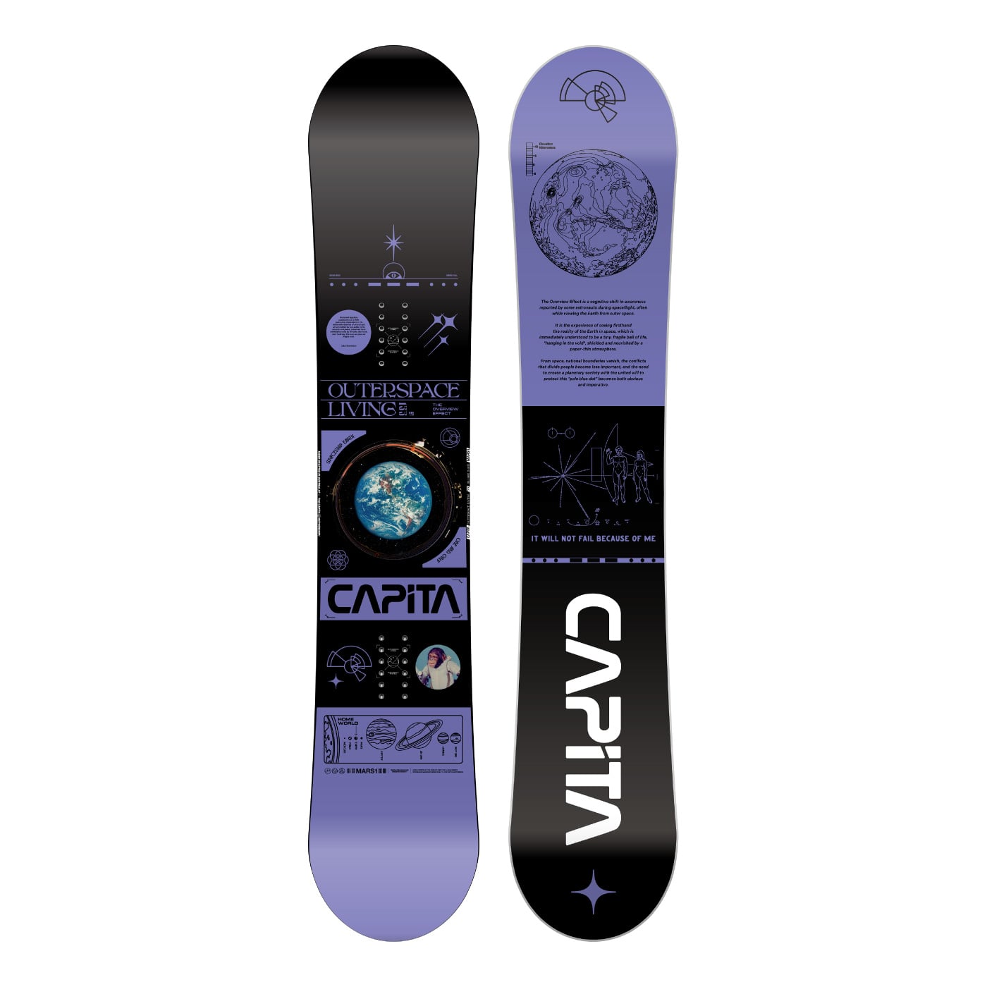 Capita Men's Outerspace Living Snowboard 2023 154