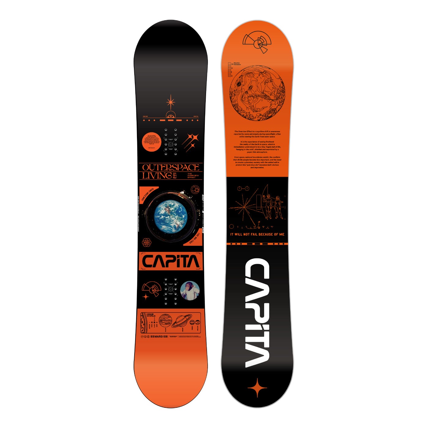 Capita Men's Outerspace Living Snowboard 2023 160