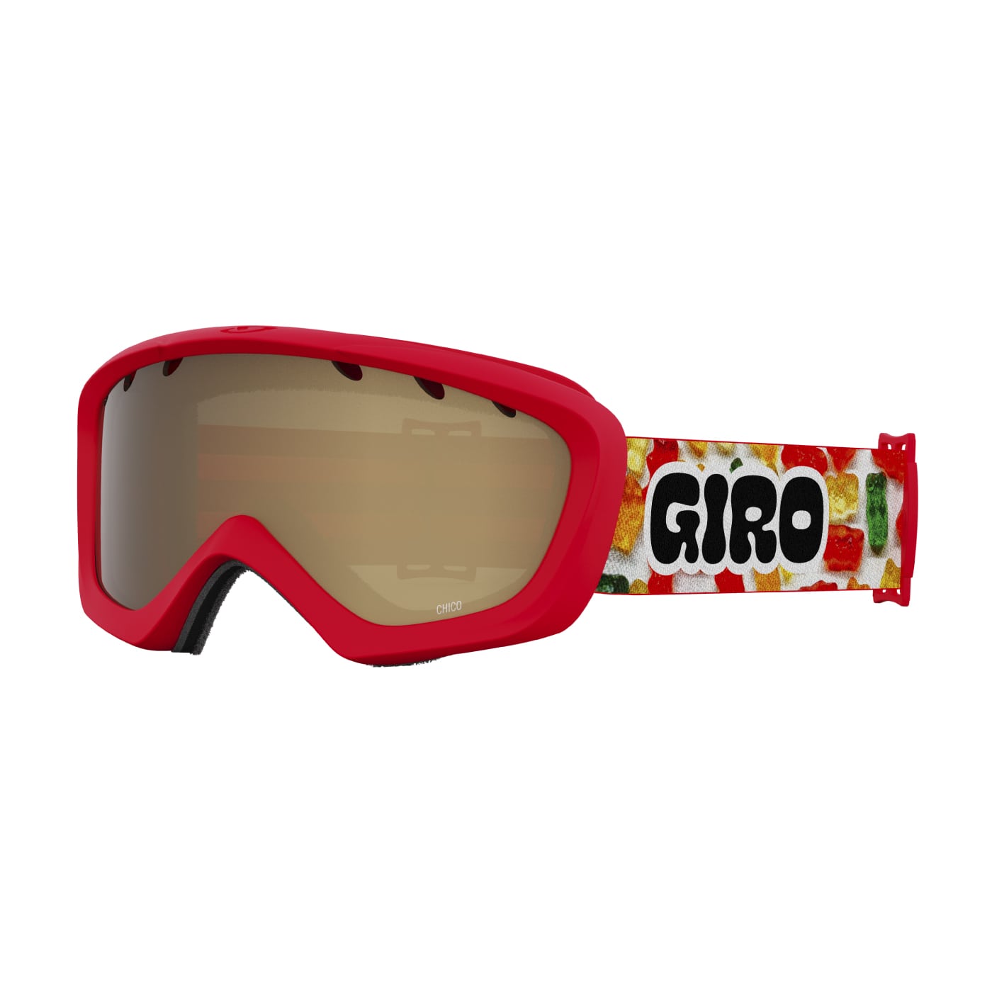 Giro Junior's Chico Goggles with Amber Rose Lens 2022 GUMMY BEAR