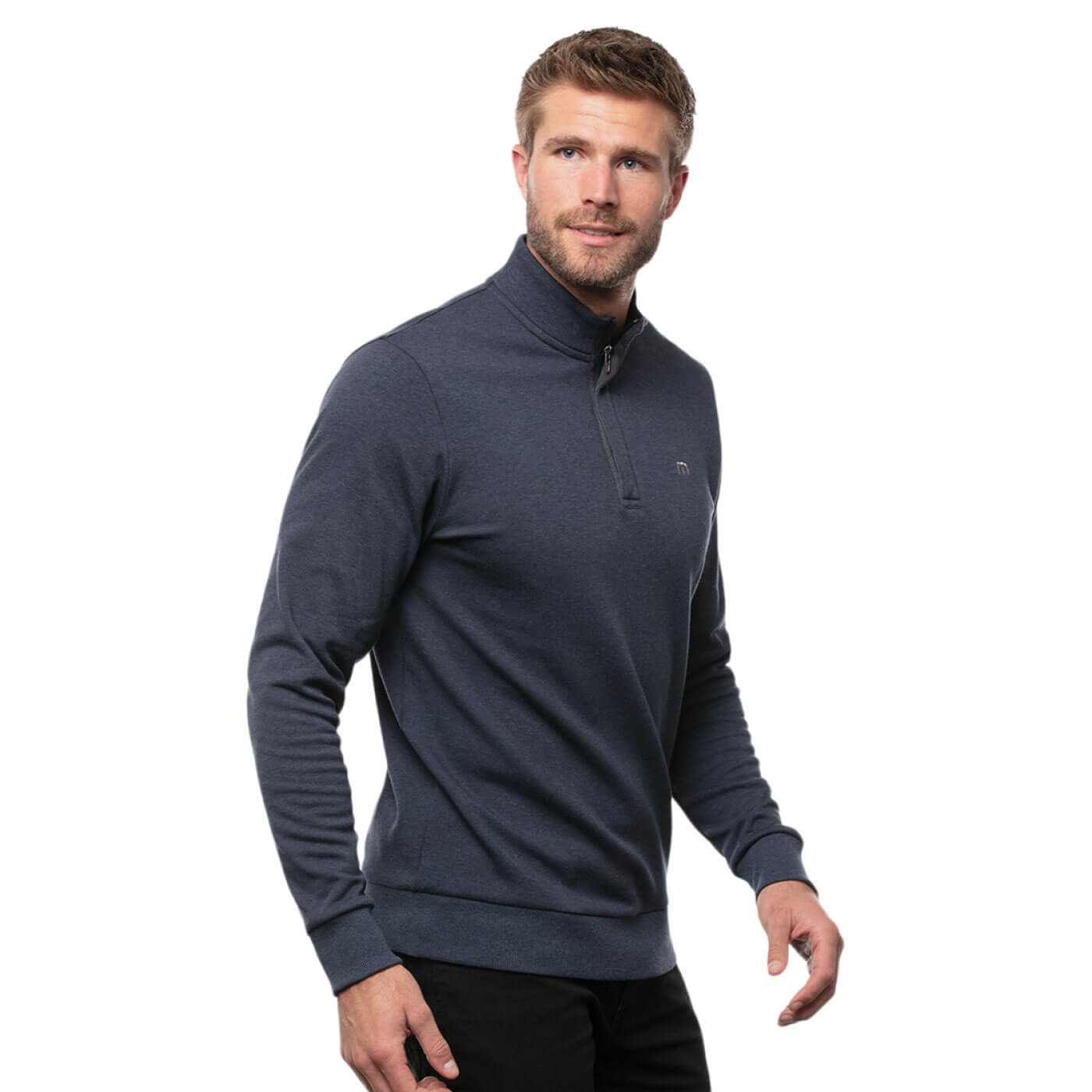 TravisMathew Men's Cloud Quarter Zip 2.0 Fleece 