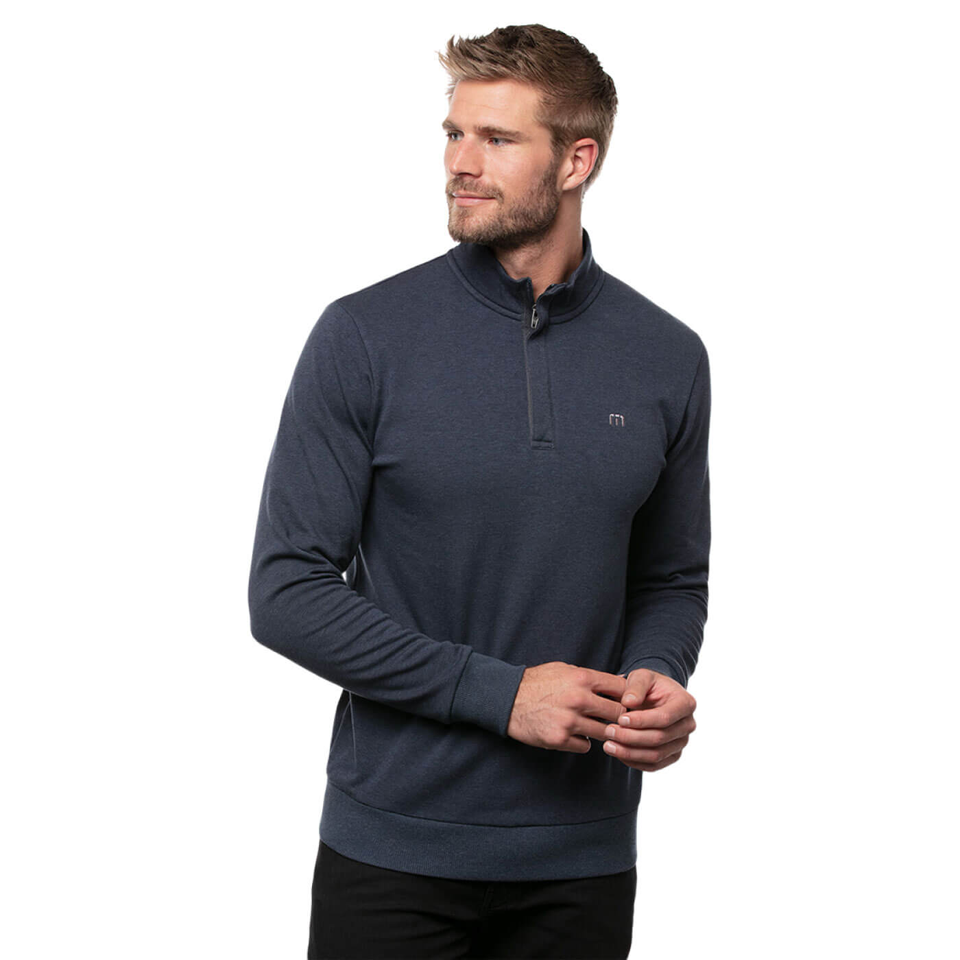 TravisMathew Men's Cloud Quarter Zip 2.0 Fleece 