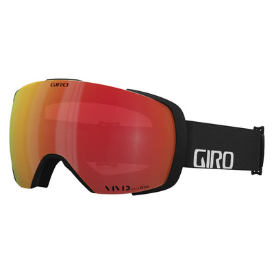 Giro Men's Contact Goggles with Bonus VIVID Lens 2024 BLACK WORDMARK/VIVID EMBER