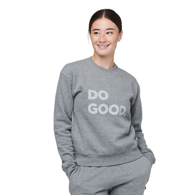 Cotopaxi Women's Crew Sweatshirt Do Good HEATHER GREY