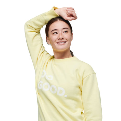 Cotopaxi Women's Crew Sweatshirt Do Good SUNSHINE