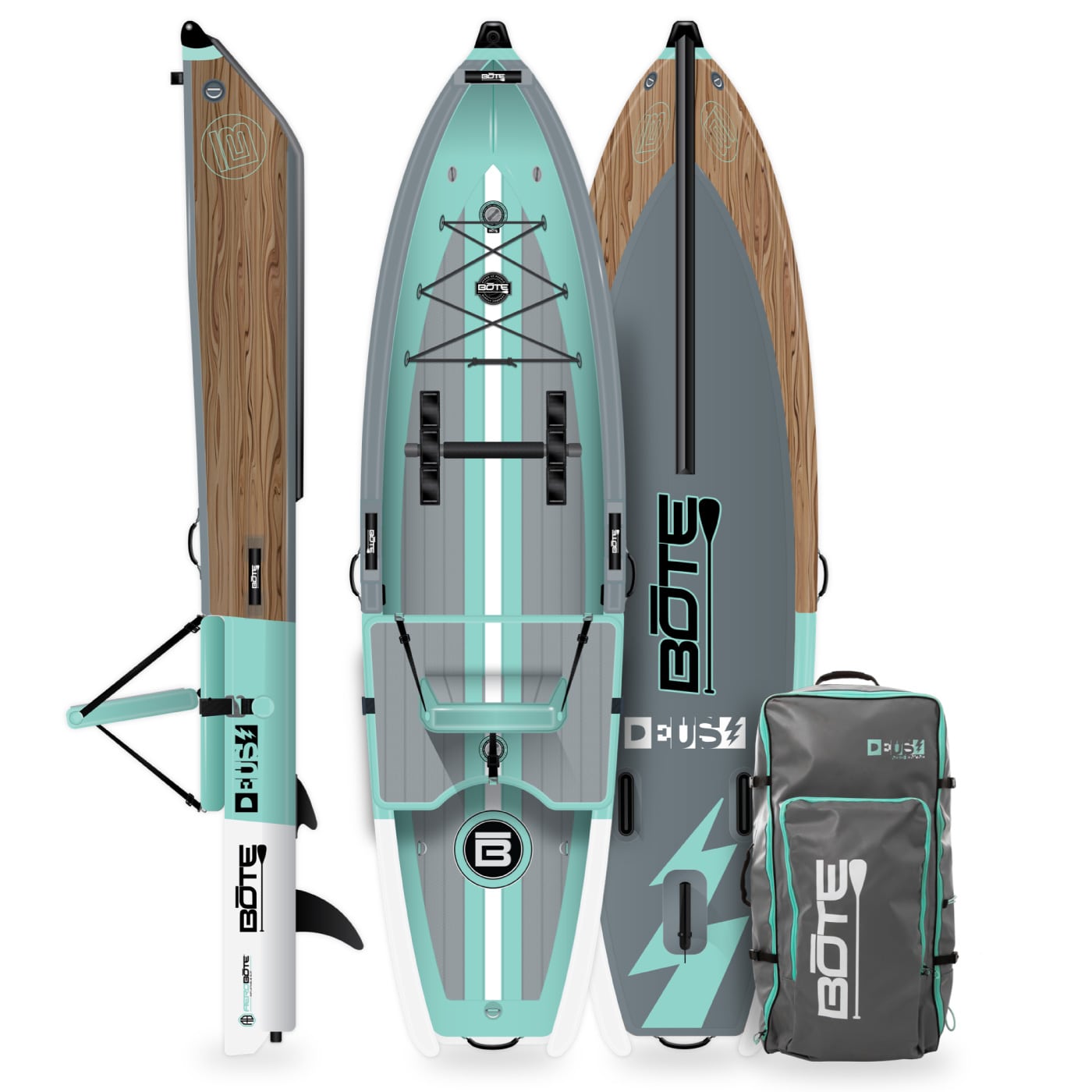 BOTE DEUS Aero Inflatable Kayak 11' CLASSIC CYPRESS - 11'