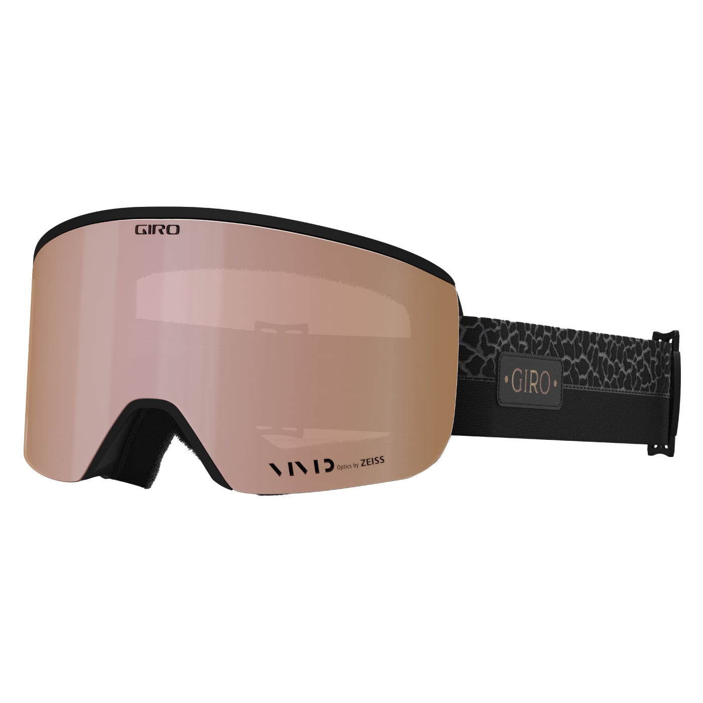 Giro Women's Ella Goggles with Bonus VIVID Lens 2023 BLACK CRAZE/VIVID ROSE GOLD