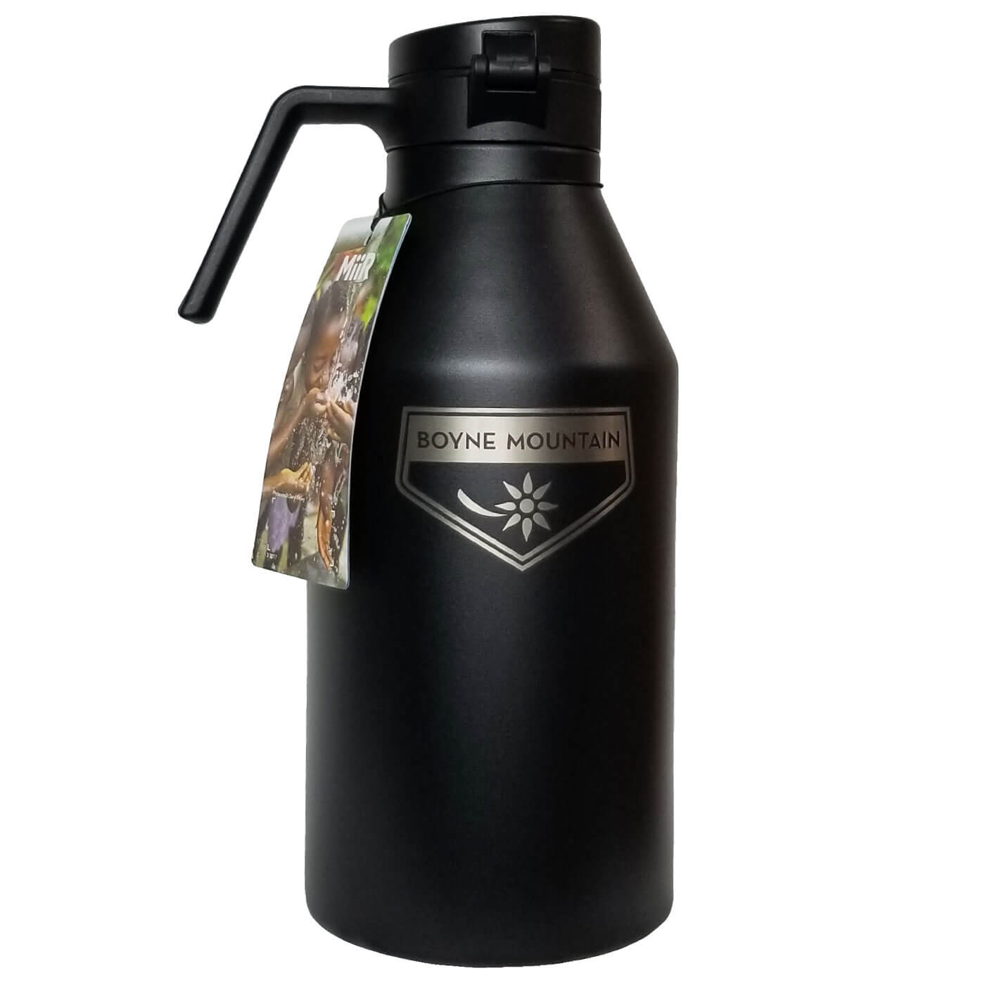 Boyne Mountain Growler 64oz Vacuum Insulated Bottle with Locking Lid 
