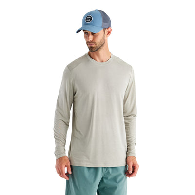 Free Fly Men's Bamboo Lightweight Long Sleeve 2024 SANDSTONE