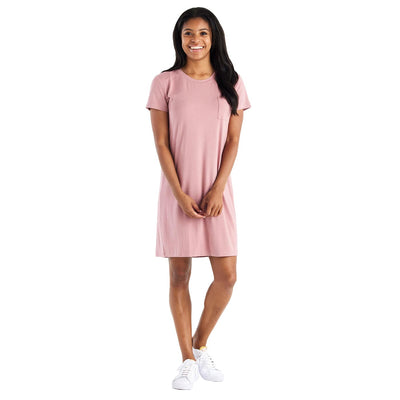 Free Fly Women's Bamboo Flex Pocket Dress 2024 ASH ROSE