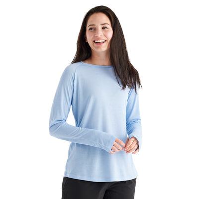 Free Fly Women's Bamboo Lightweight Long Sleeve II 2023 CLEAR SKY