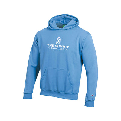 The Summit at Snoqualmie Logo Youth Powerblend Hoodie 