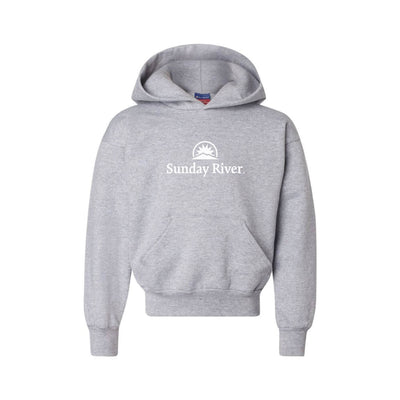 Sunday River Logo Youth Powerblend Hoodie X-SMALL