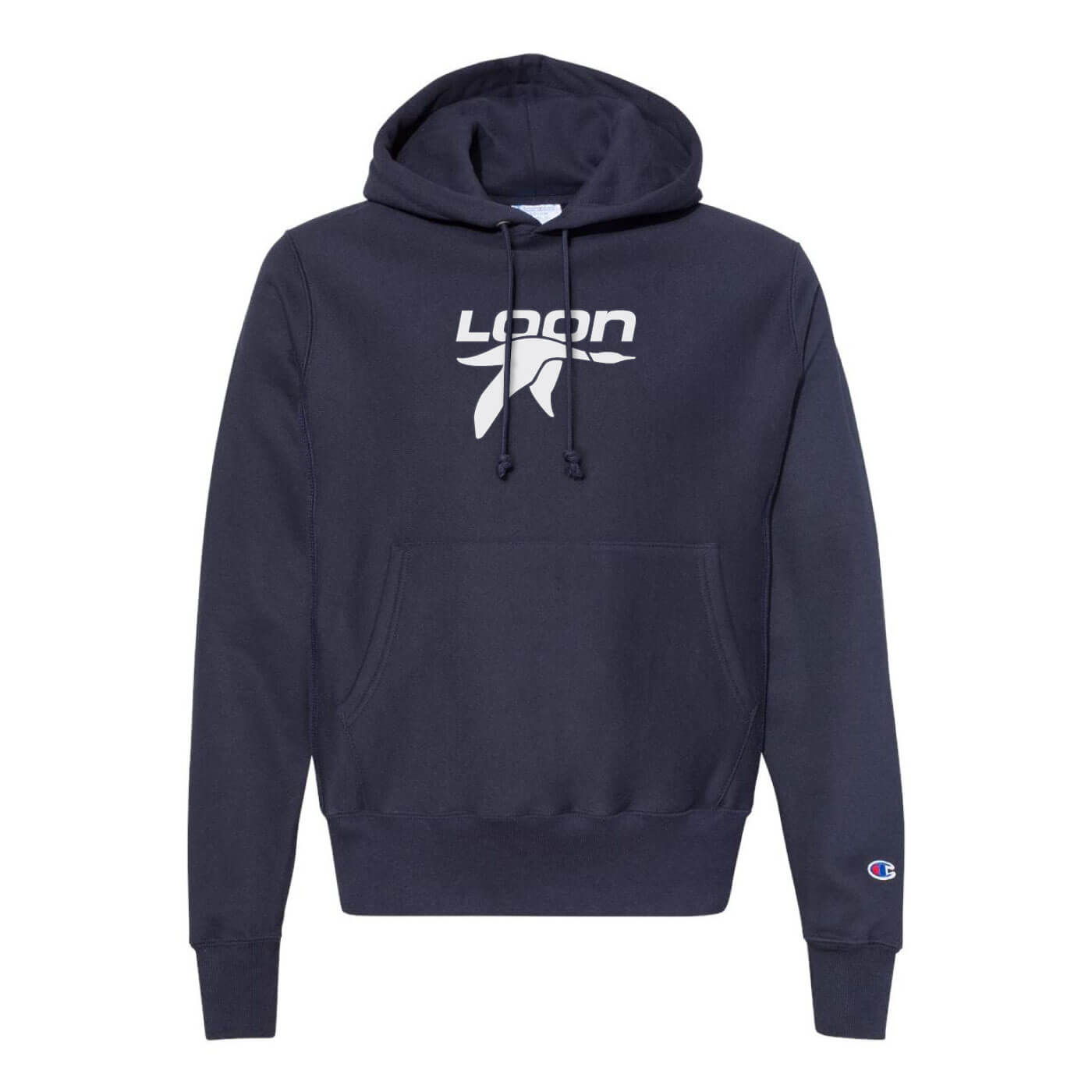 Loon Mountain Eco Powerblend 2 Logo Hoodie NAVY