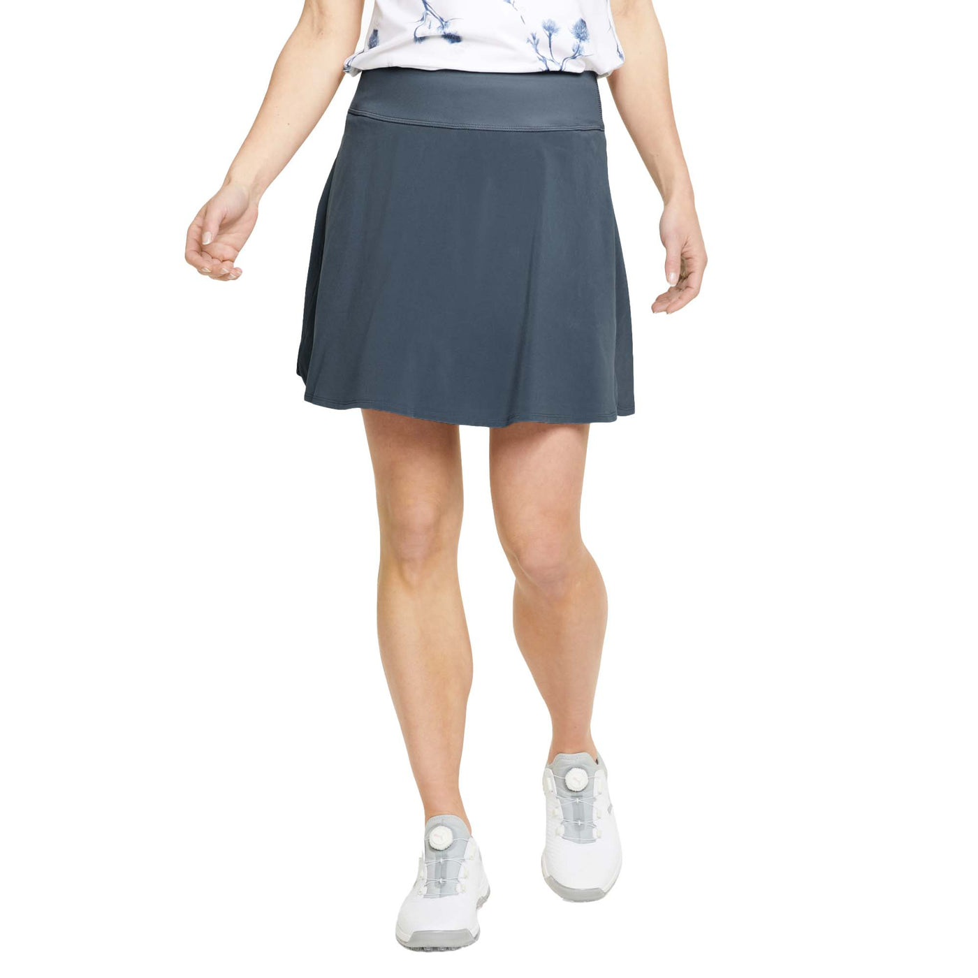 Puma Women's PWRSHAPE Solid Golf Skirt 2023 EVENING SKY