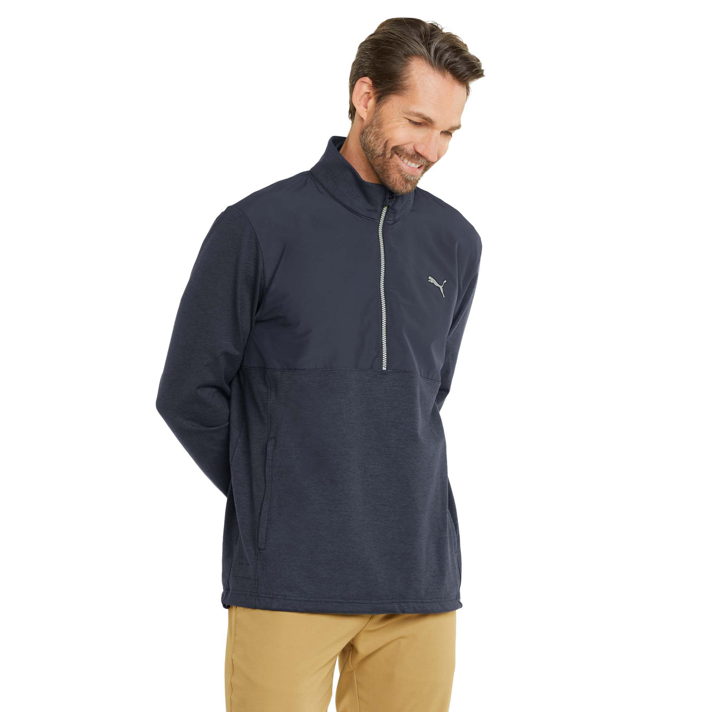 PUMA PUMA MEN'S CLOUDSPUN WRMLBL 1/4 ZIP 