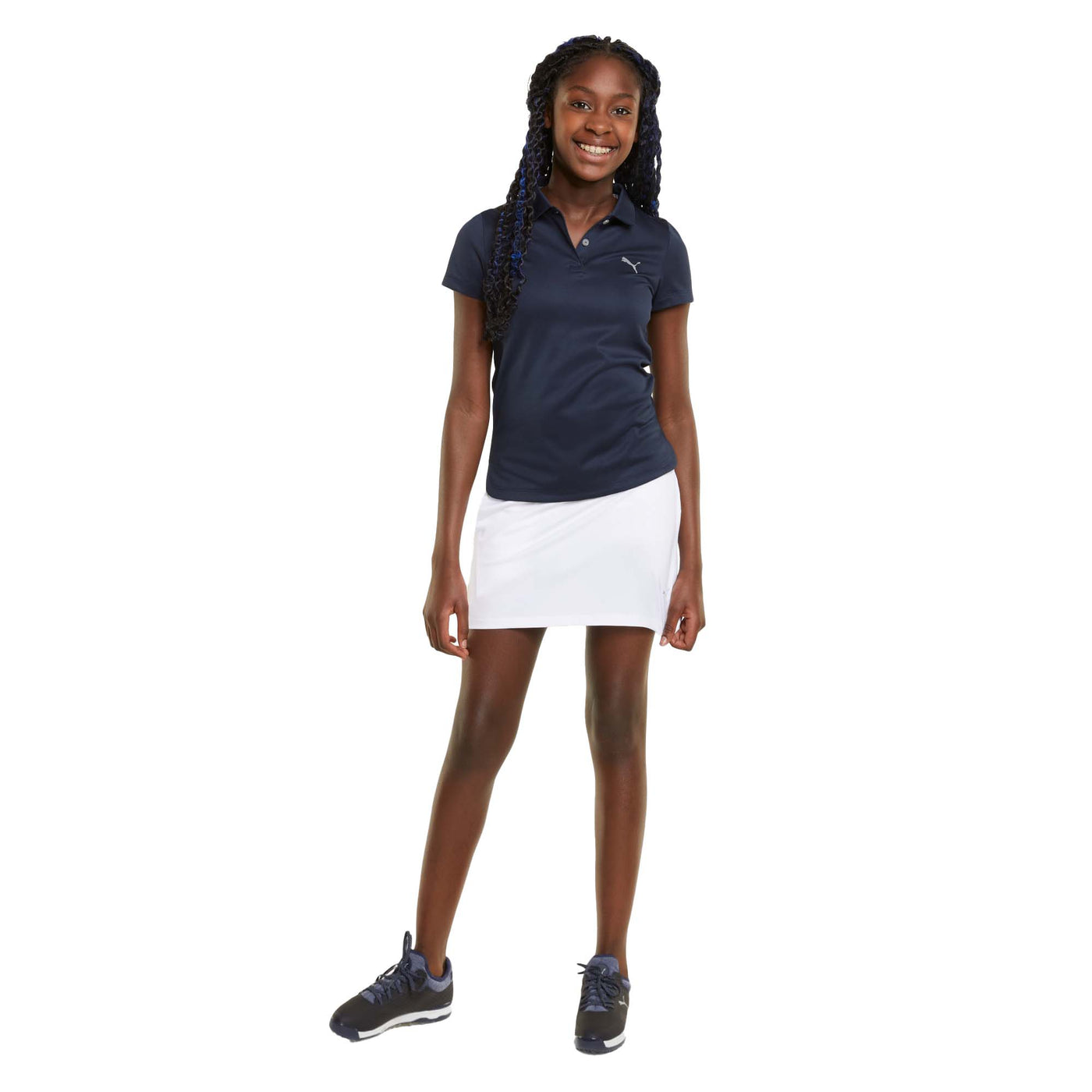 Puma Girls Essential Polo 2023 NAVY BLAZER