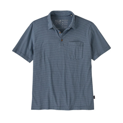 Patagonia Men's Cotton in Conversion Lightweight Polo FATHOM STR