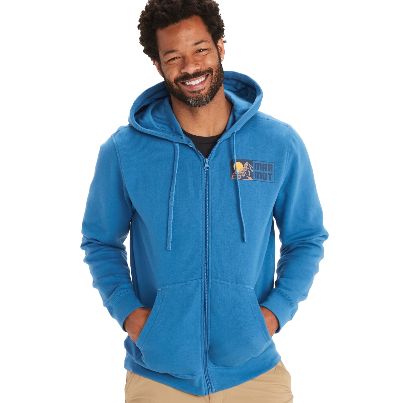 Marmot Men's Full Zip Hoody 3488 VARSITY BL