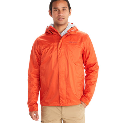 Marmot Men's PreCip Eco Jacket 5972 RED SUN