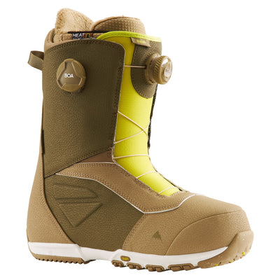 Burton Men's Ruler BOA® Snowboard Boots 2022 TAN OLIVE YLLW