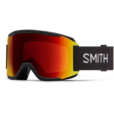 Smith Squad Goggles with Bonus ChromaPop Lens 2023 BLACK/SUN RED MIR