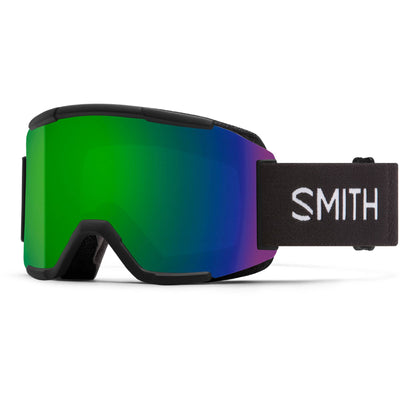 Smith Squad Goggles with Bonus ChromaPop Lens 2023 BLACK/SUN GREEN MIR