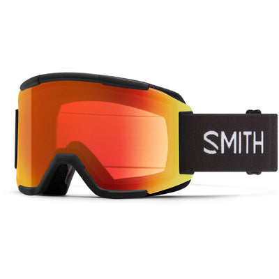 Smith Squad Goggles with Bonus ChromaPop Lens 2023 BLACK/EDAY RED MIR