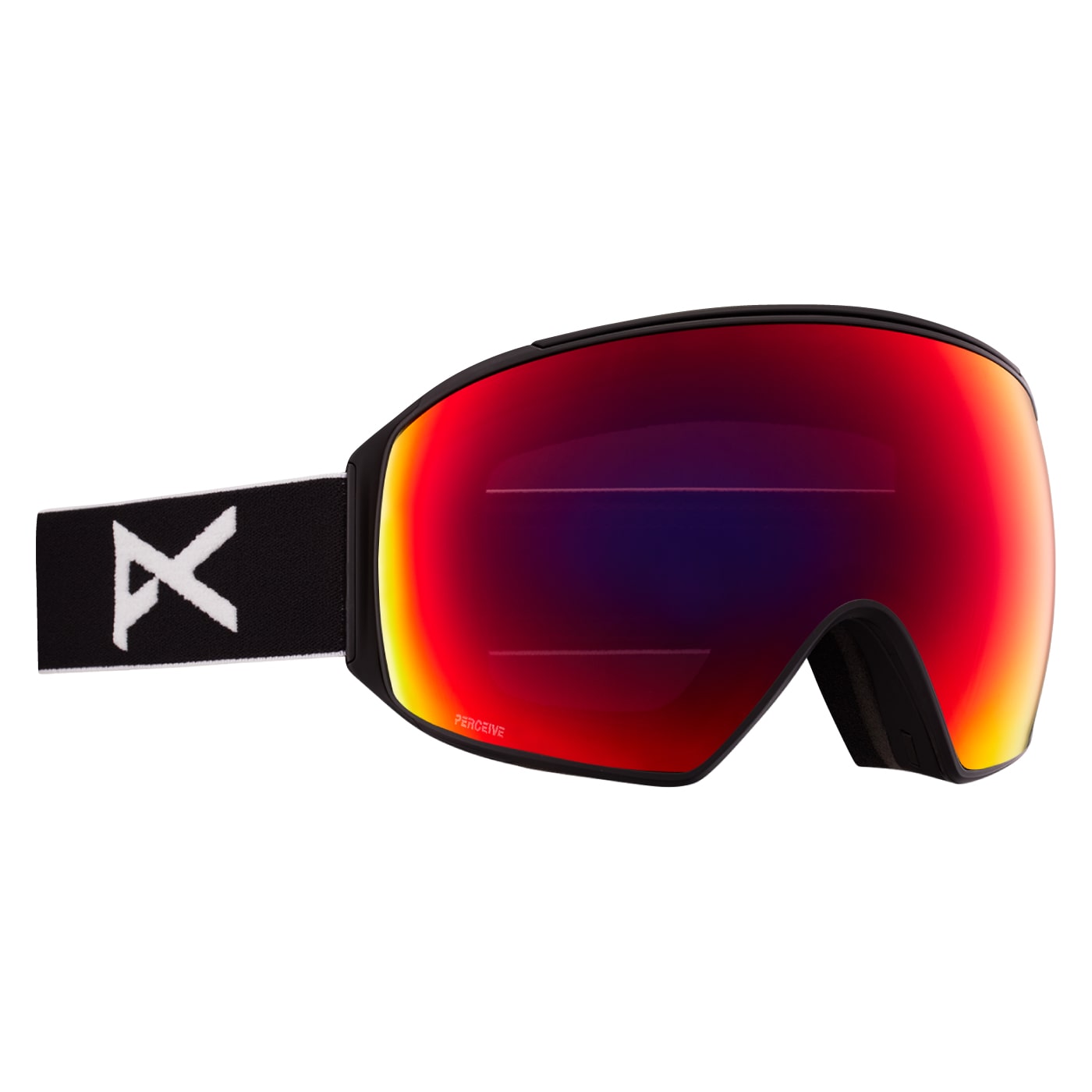 Anon Men's M4 Toric MFI w/Bonus Lens Goggle 2022 BLACK/PRCV SUNNY RED/