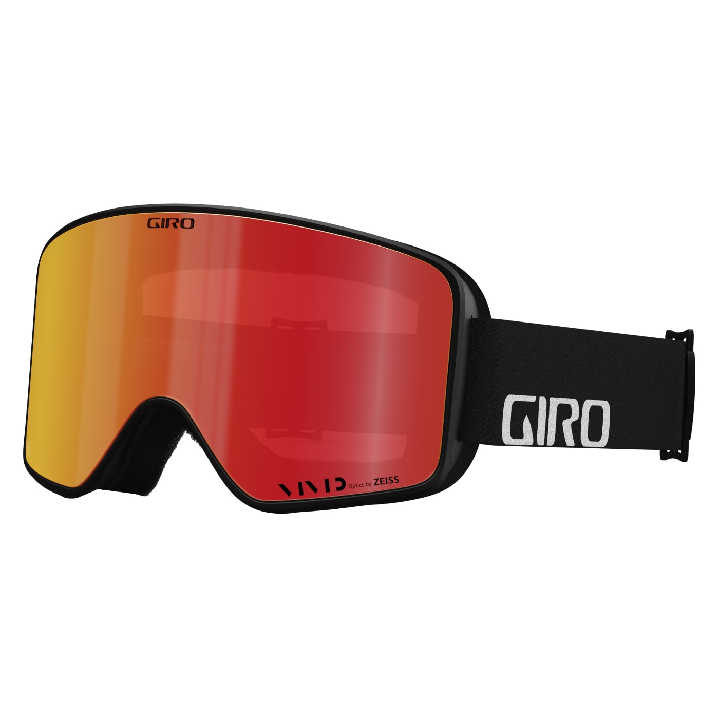 Giro Men's Method Googles with VIVID Lens 2023 BLACK WORDMARK/VIVID EMBER