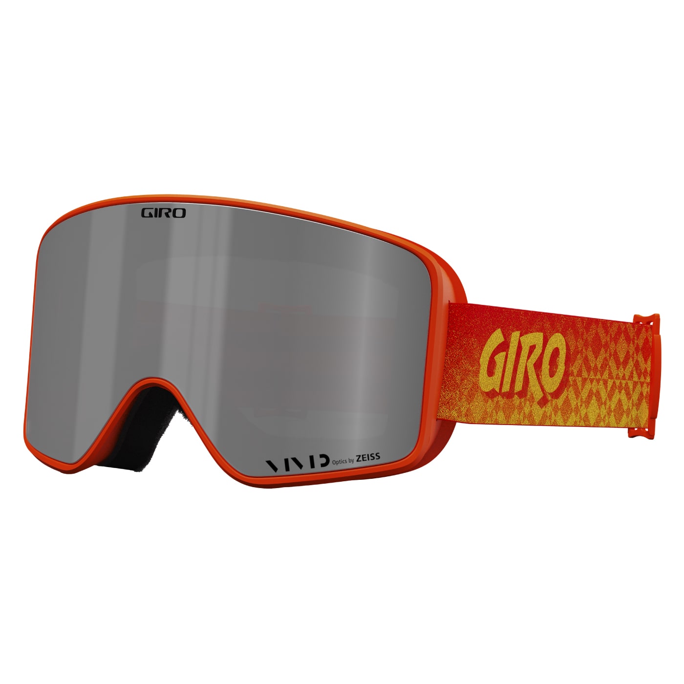 Giro Men's Method Googles with VIVID Lens 2023 ORANGE COVER UP/VIVID ONYX