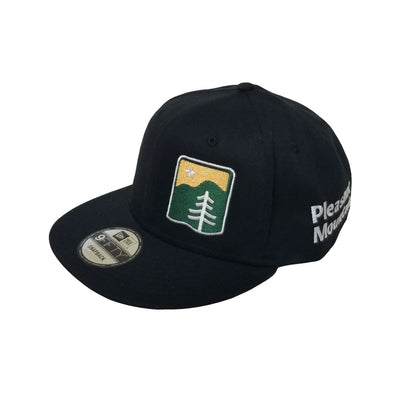 Pleasant Mountain New Era Offset/Side 2 Logo FC Cap BLACK