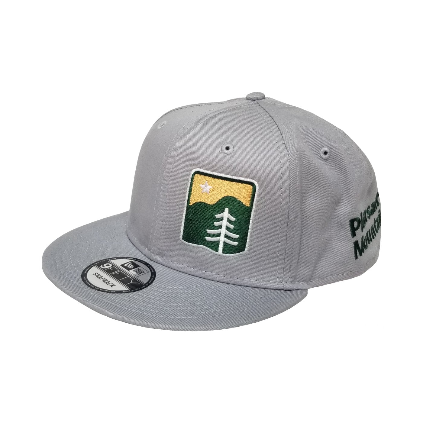 Pleasant Mountain New Era Offset/Side 2 Logo FC Cap GREY