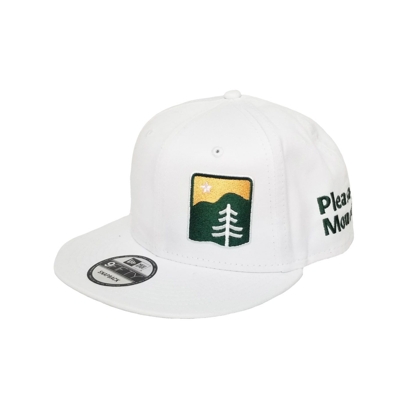 Pleasant Mountain New Era Offset/Side 2 Logo FC Cap WHITE