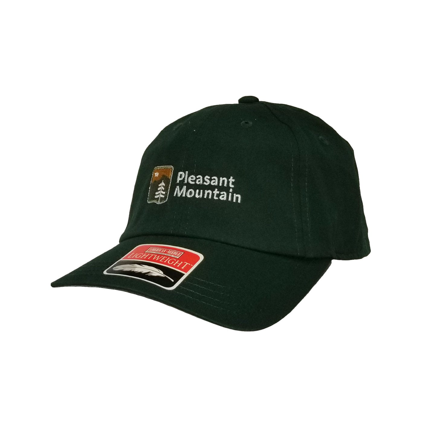 Pleasant Mountain LW Cotton Velco Cap Art T-31818 DARK GREEN