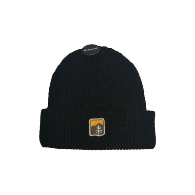 Pleasant Mountain Logo The Mogul Beanie BLACK