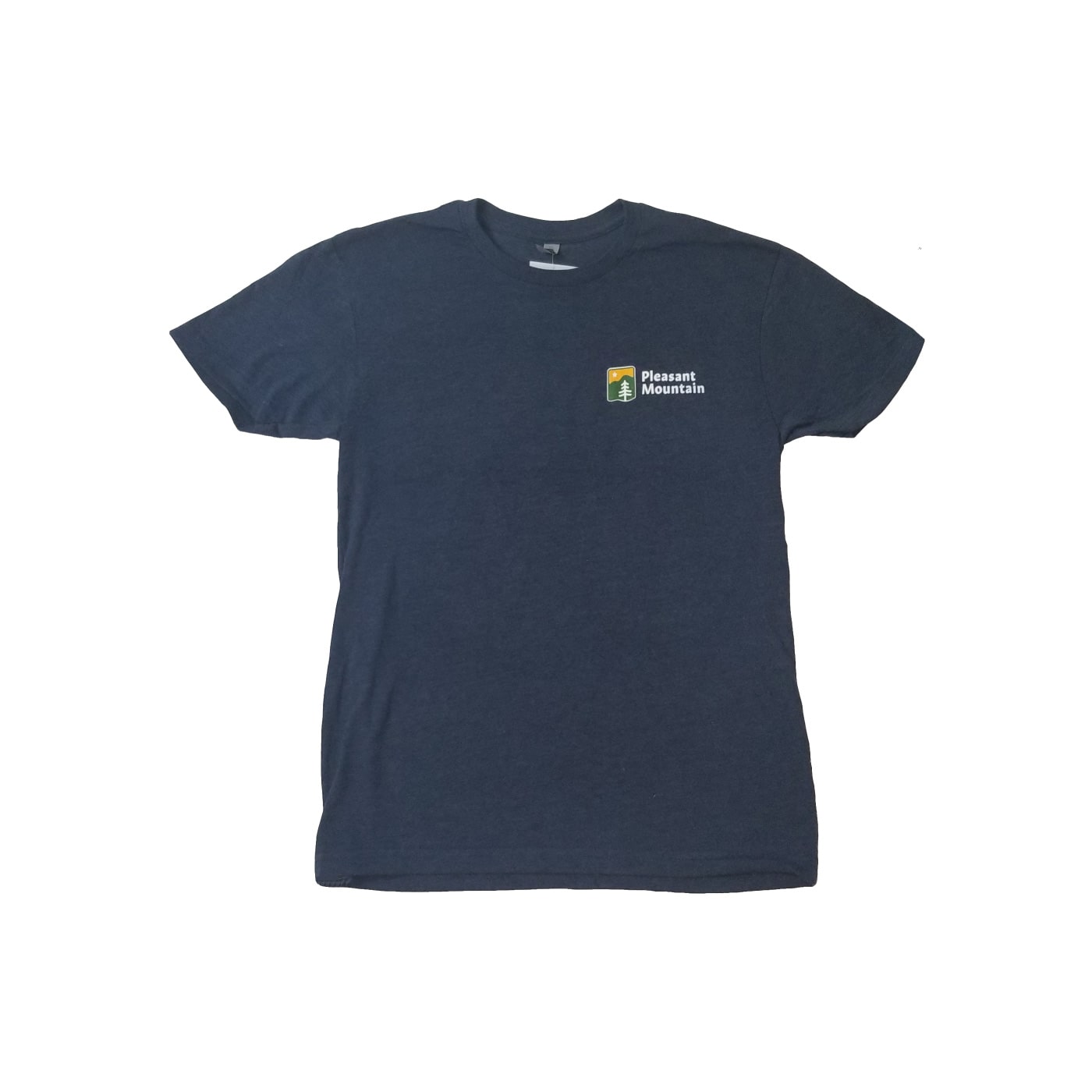 Pleasant Mountain Short Sleeve T-shirt 2 Full Color Logos 